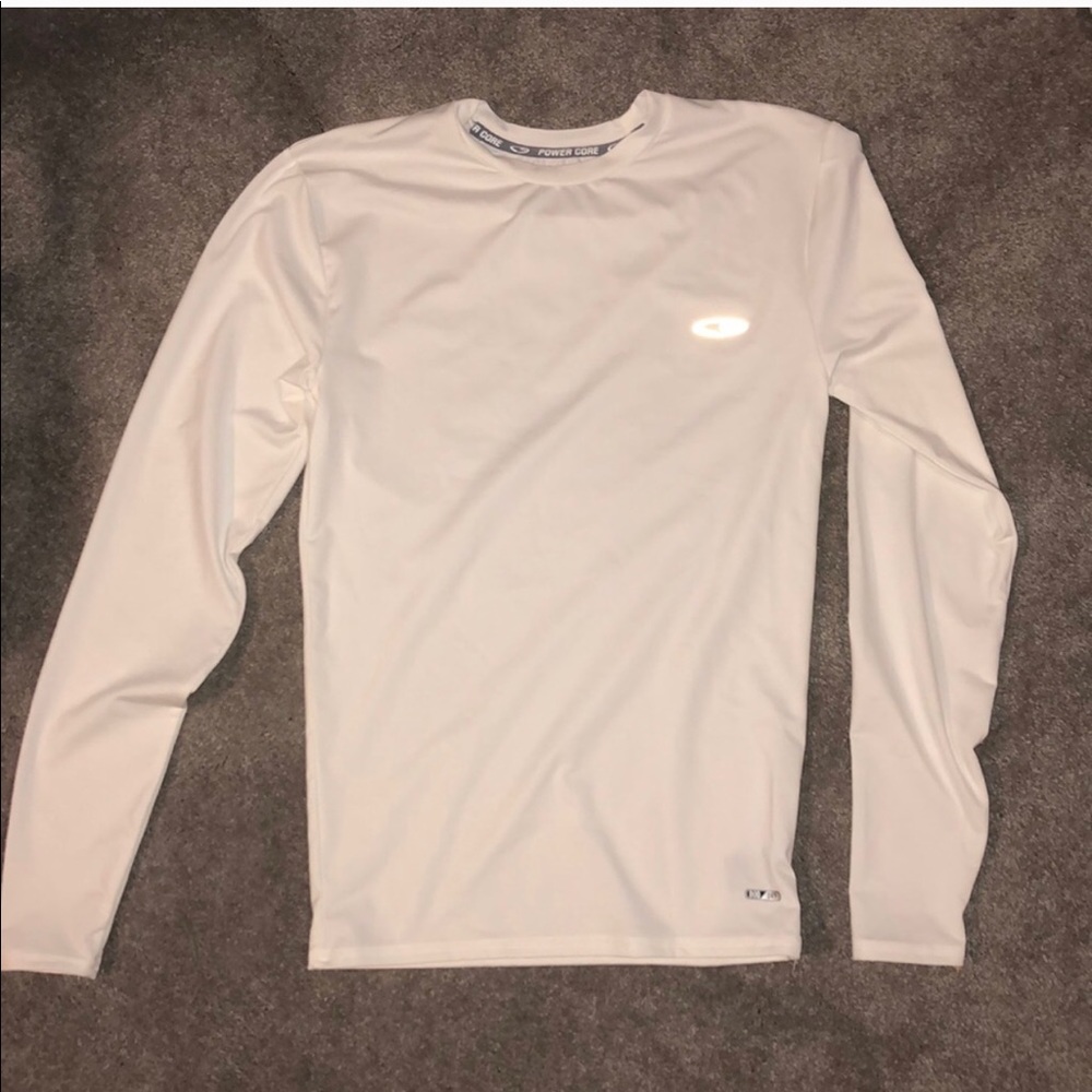 White champion compression shirt